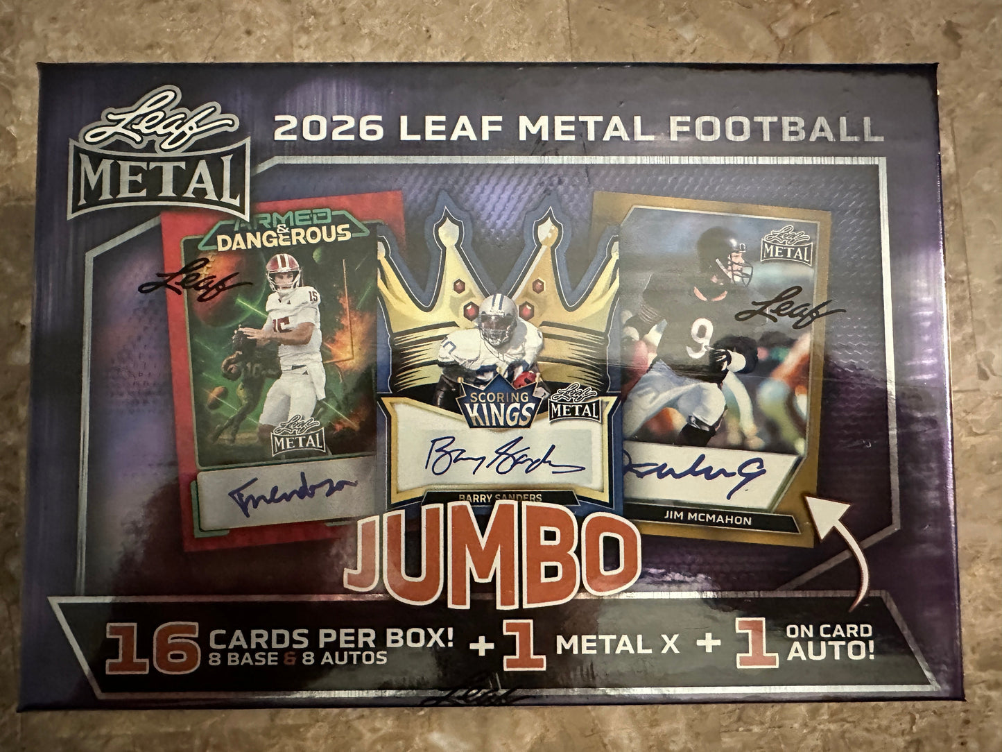 Leaf Metal Football Jumbo Hobby Box (2026)