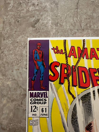 Amazing Spider-Man #61 FN+ 6.5 (1968 Marvel Comics) - High Gloss, Nice copy