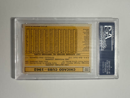 Cubs Team #222 PSA Graded EX 5 (1963 Topps)