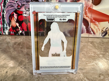 Brett Hitman Hart 2026 Leaf Ultimate Sports Gold Leaf Clear Auto Black 1/1