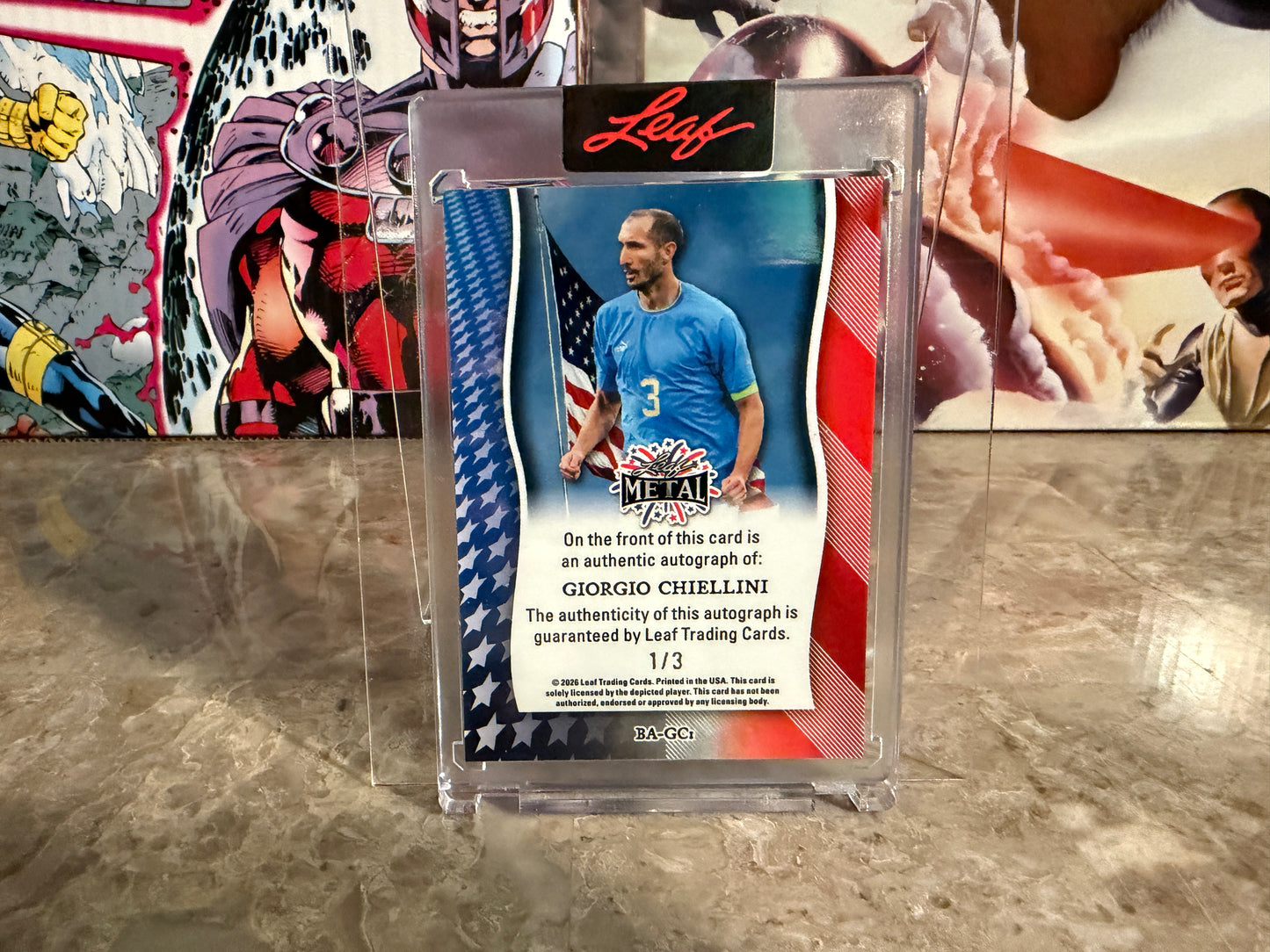 Giorgio Chiellini 2026 Leaf Metal Independence Day Uncle Sam Auto /3