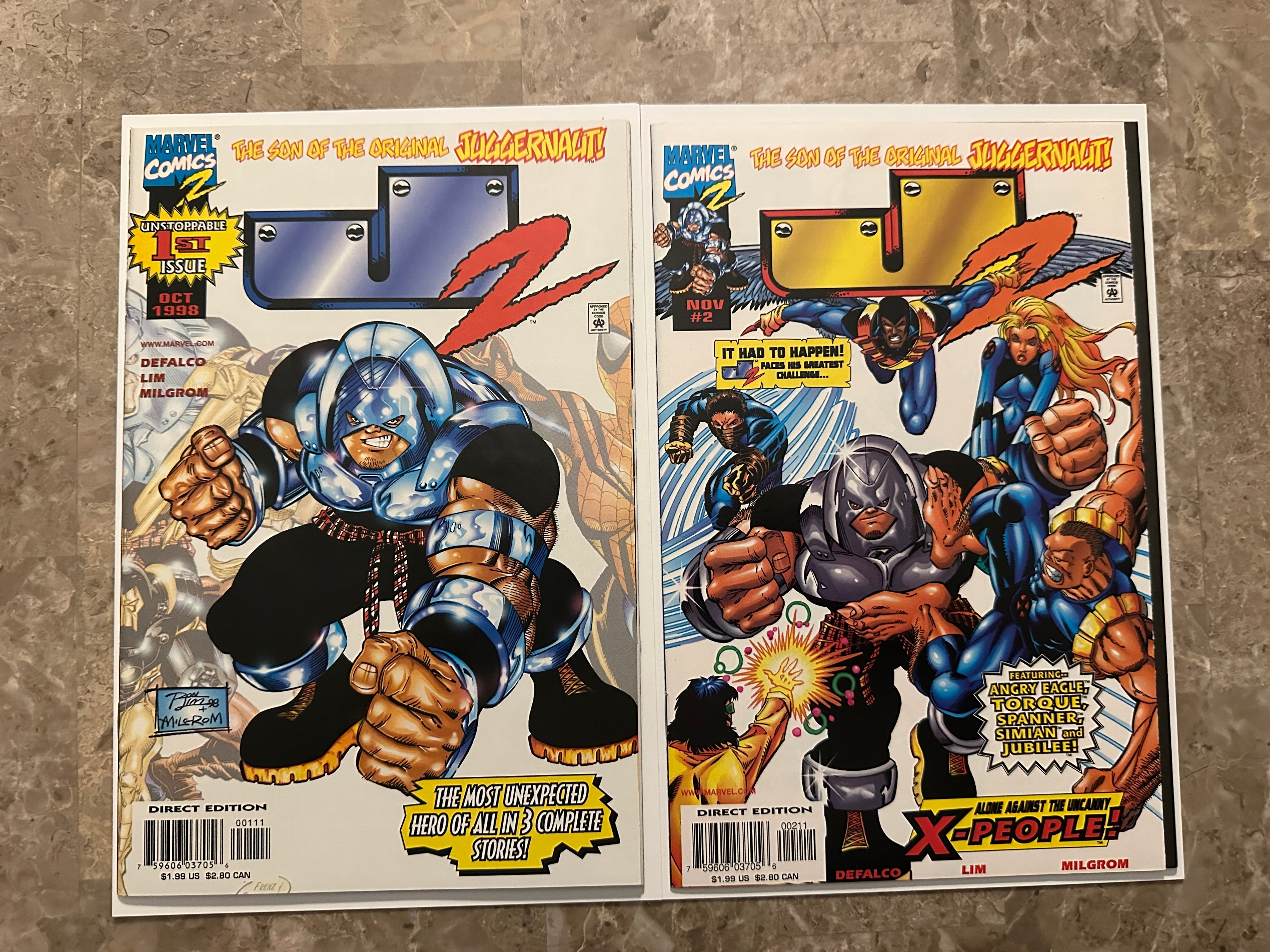 J2 #1-2 Full Set High Grade NM 9.4-9.8 (Marvel 1998) – Legacy Comics LLC