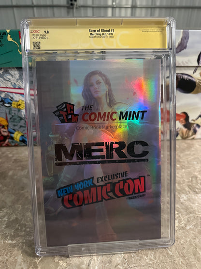 Born of Blood #1 CGC 9.8 2nd Print Foil SS Silva & Dolan (2022 Merc Mag LLC)