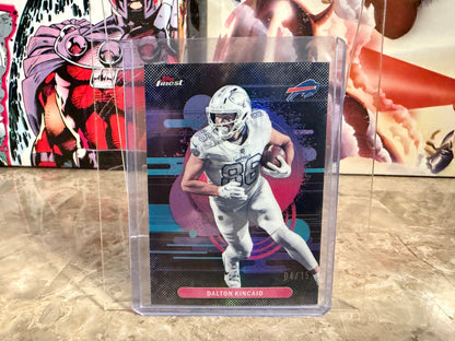 Dalton Kincaid 2025 Topps Finest Football Base Uncommon Black /15 #179
