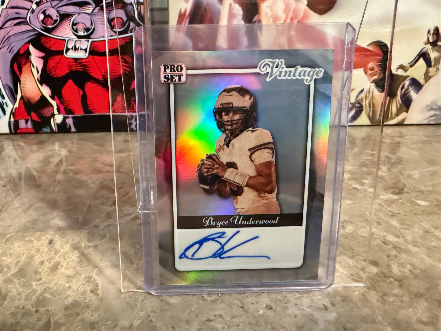 Bryce Underwood 2026 Leaf Pro Set Metal Vintage Auto Silver 10/10 Bookend Michigan