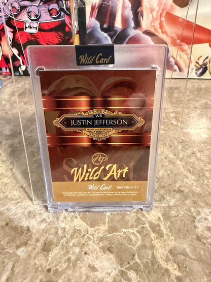Justin Jefferson 2026 Wild Card Wild Art 1/1