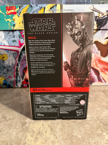 Star Wars The Black Series Maul (Shadow Lord) 6-Inch Action Figure (#01)