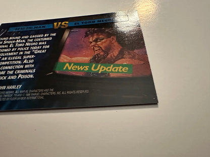 Spider-Man vs El Toro Negro #50 (1996 Marvel Fleer Spider-Man Premium)