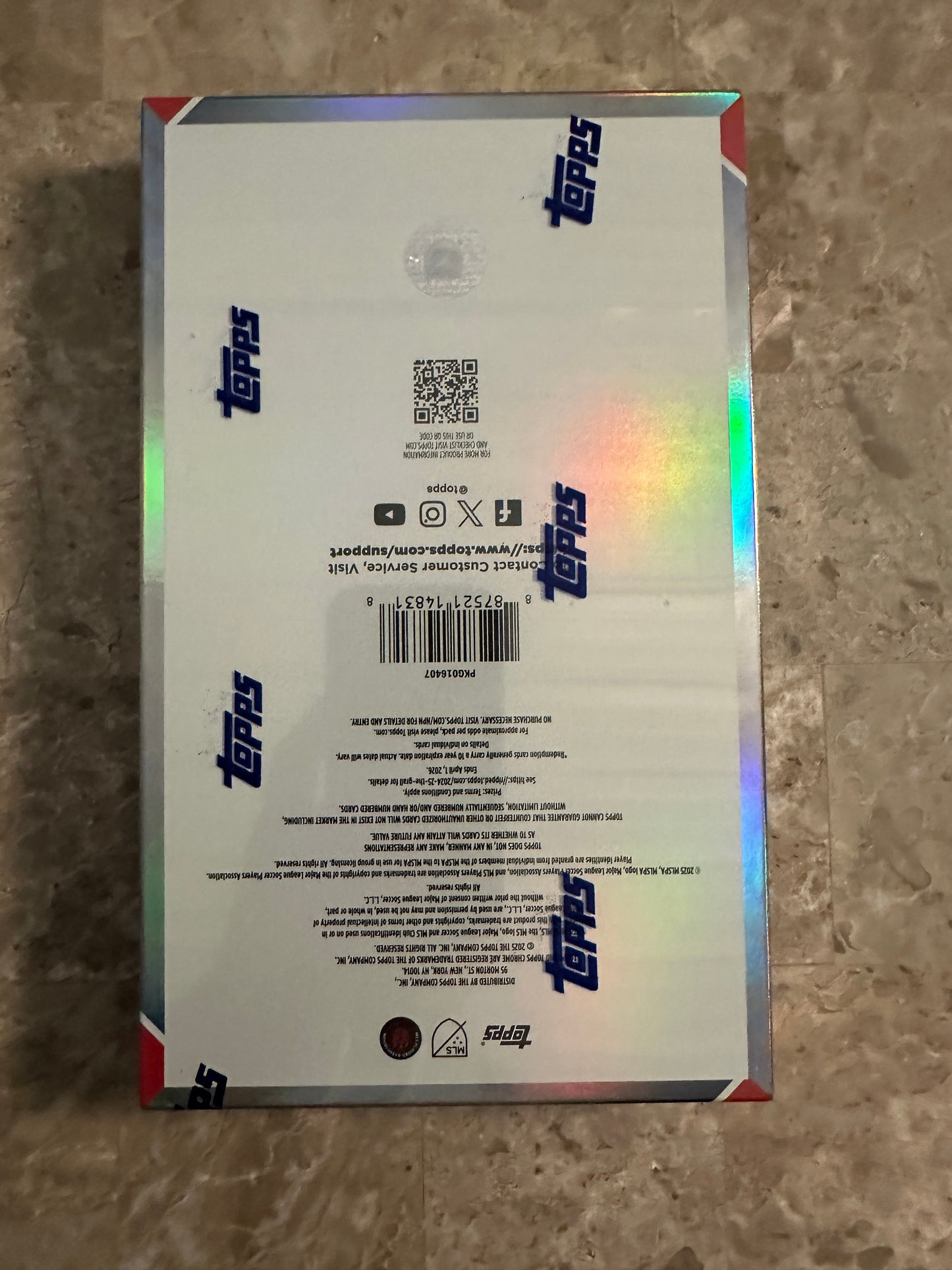 2025 Topps Chrome MLS Hobby Box - In Hand, Sealed