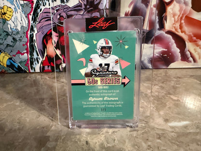 Byrum Brown 2026 Leaf Signature Series 50s Series Auto 1/1