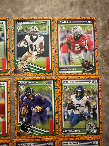 2025 Panini Score a Treat Football (~118 cards) - Rookies and Stars Included