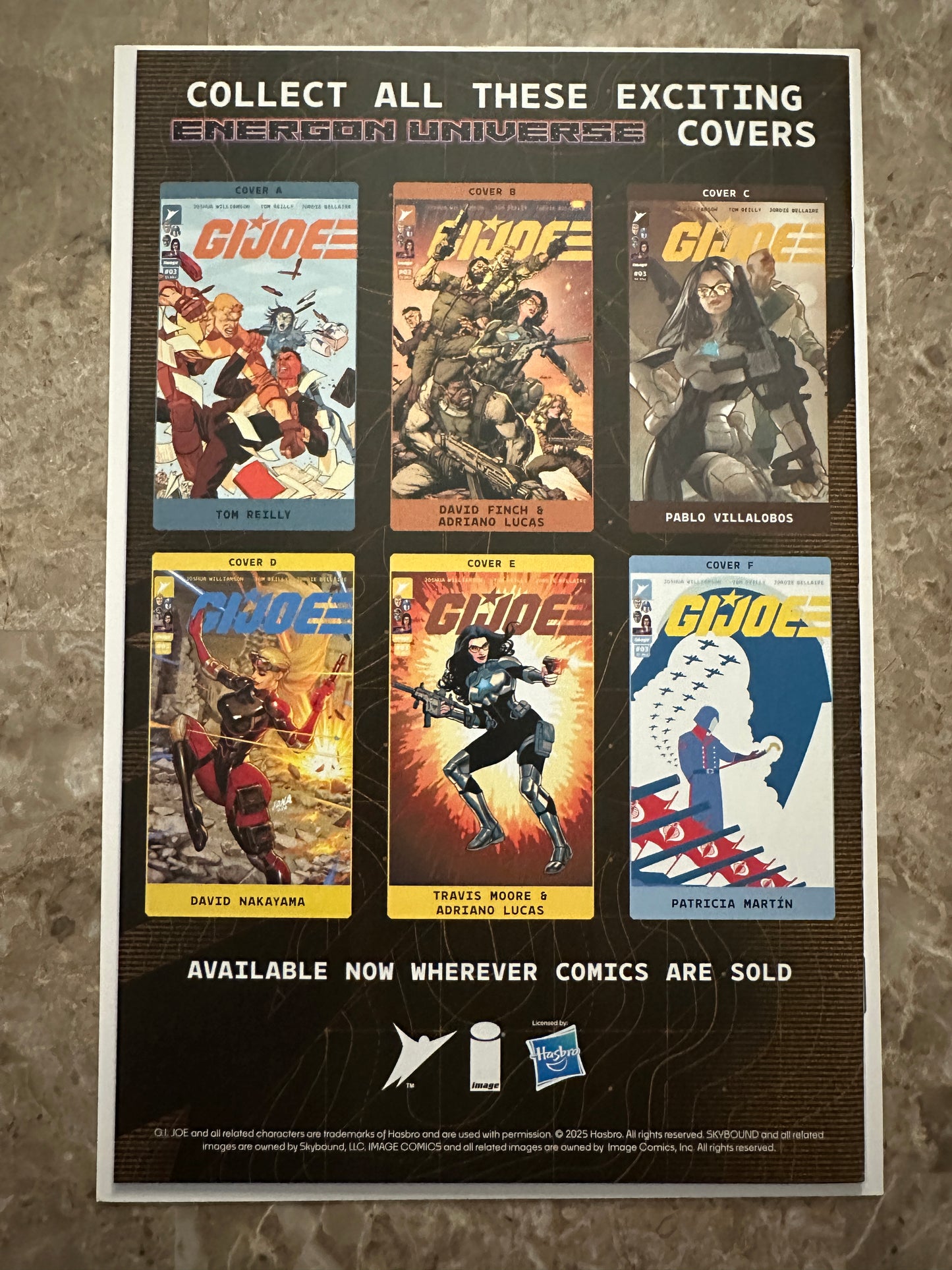 GI Joe #3 NM+ 9.6-9.8 1:10 (2025 Image) - Nakayama Cover