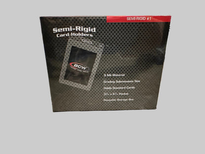 BCW Semi-Rigid Card Holder #1 (200 Holders)
