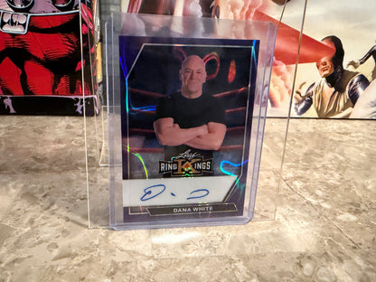 Dana White 2026 Leaf Metal Ring Kings Base Auto Purple Lava 7/7 Bookend