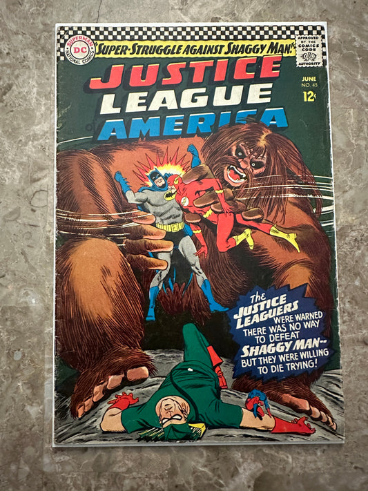 Justice League of America #45 VG 4.0 (1966 DC Comics)