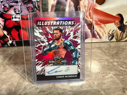 Connor McGregor 2026 Leaf Metal Ring Kings Illustrated Pink /6