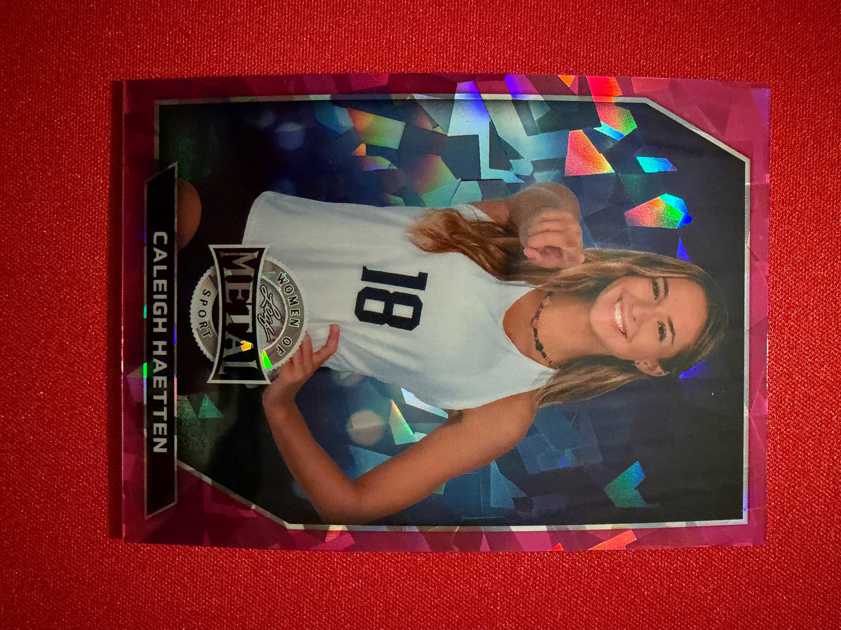 Caleigh Haetten 2026 Leaf Women of Sport Base Auto 2-Card Bookend Lot