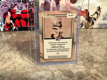 Malachi Toney 2026 Leaf Pro Set Metal Football Vintage Auto Platinum /8