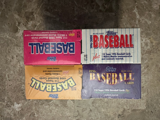 1996 Topps Baseball Complete Set Series 1 & 2 - Mickey Mantle Cards