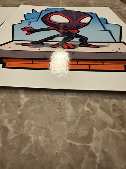 Spider-Gwen/Miles Morales Custom Art Prints - Denzell Draws