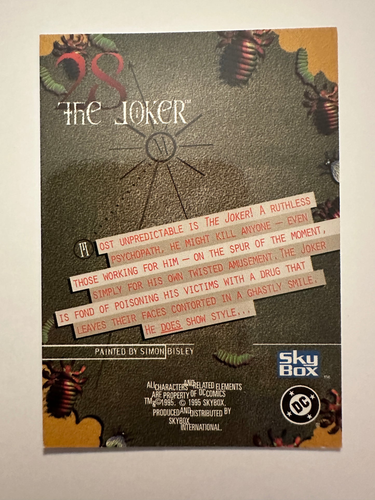 The Joker #28 (1996 Marvel Fleer Spider-Man Premium) - Higher grade