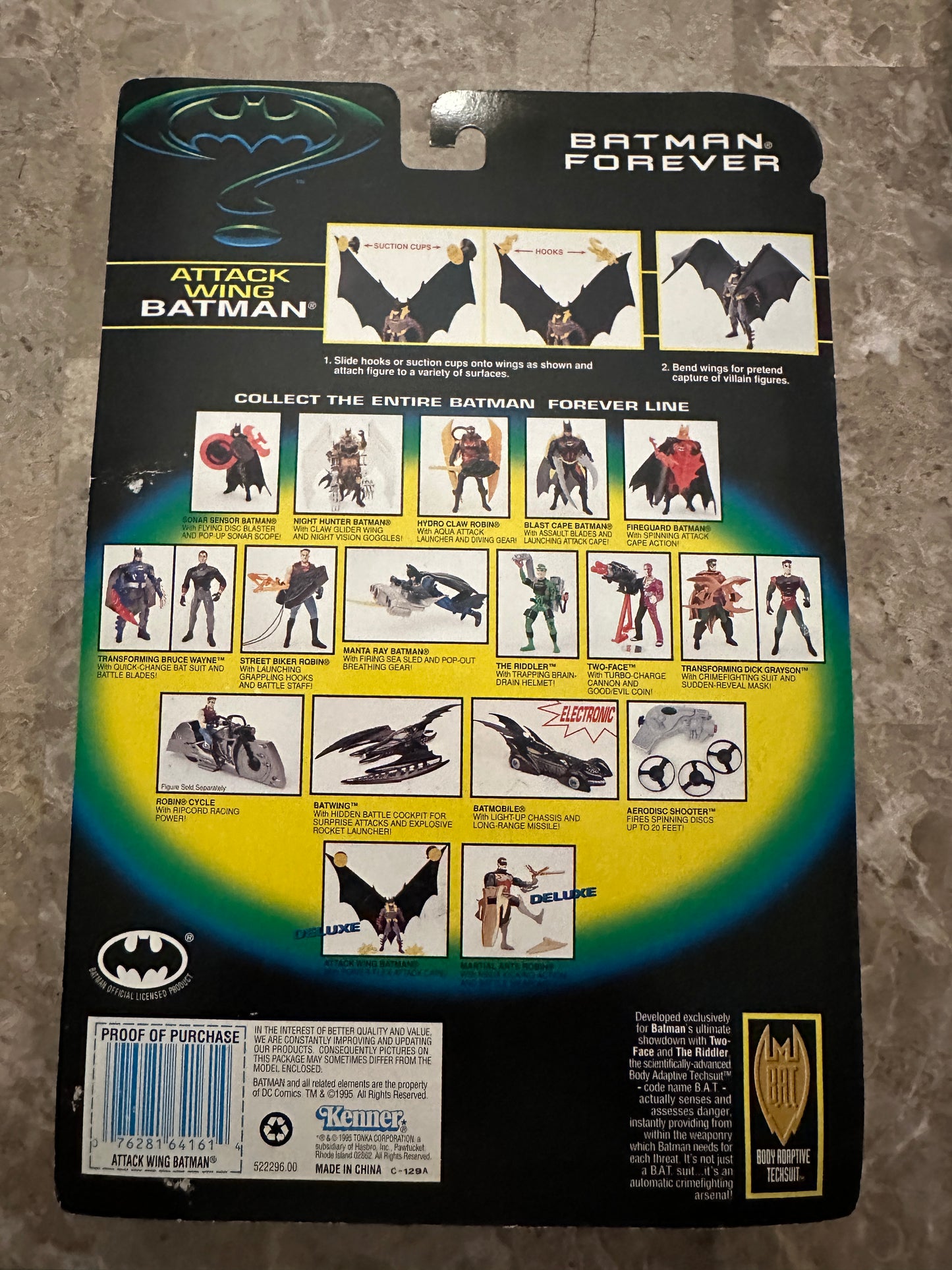 Batman Forever Deluxe Attack Wing Batman (Kenner) - New Sealed