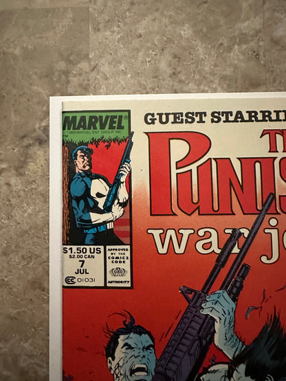 Punisher War Journal #7 NM 9.4 (1989 Marvel)