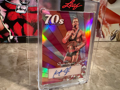 Kurt Angle 2026 Leaf Signature Series 70s Series Auto 1/1