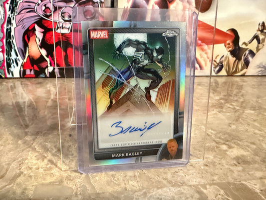 2026 Topps Marvel Chrome Mark Bagley Auto Spider-Man Alien Symbiote