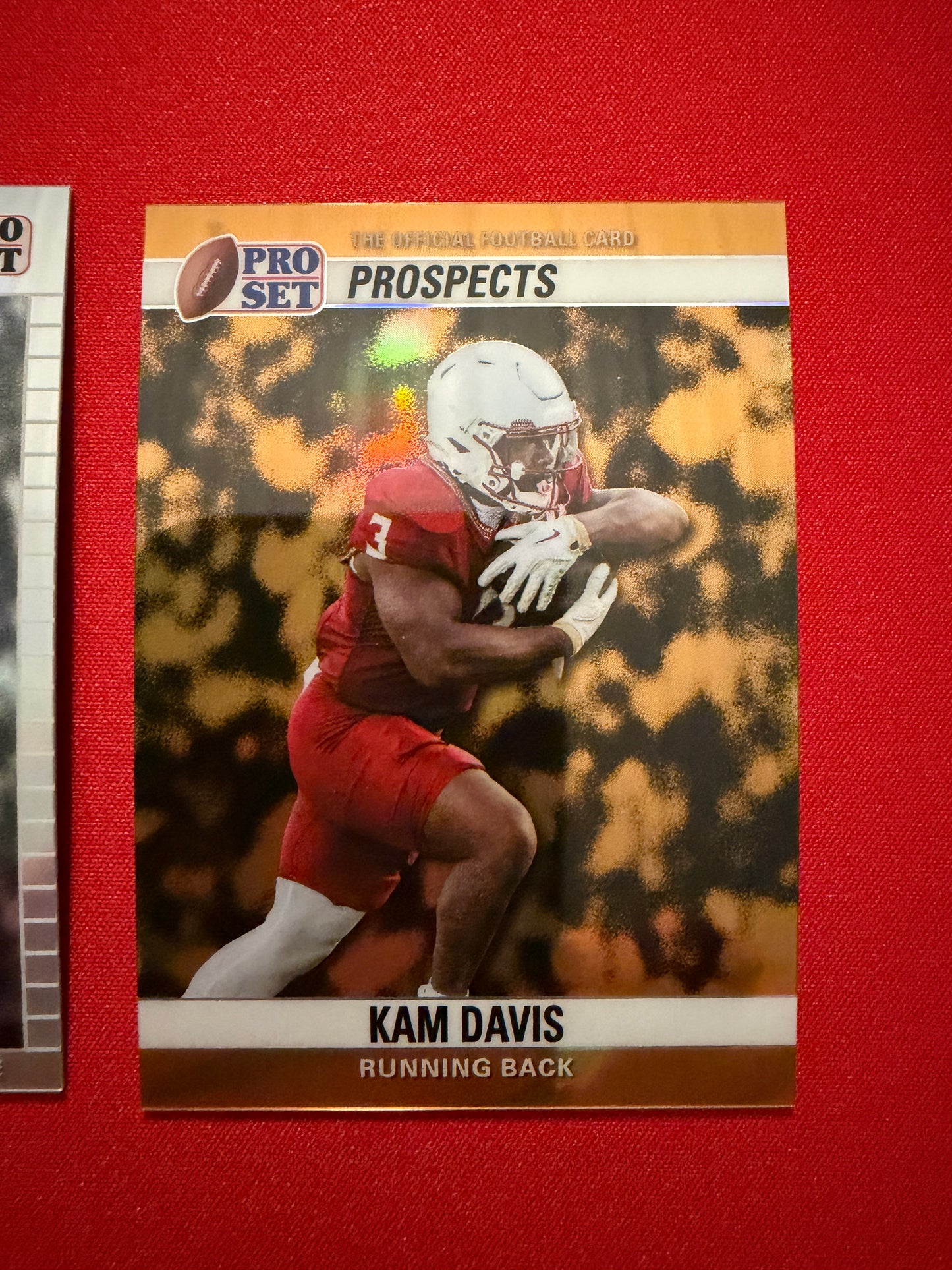 Kam Davis 2026 Leaf Pro Set Metal Football Gold RWB 1989 1990 Auto Lot