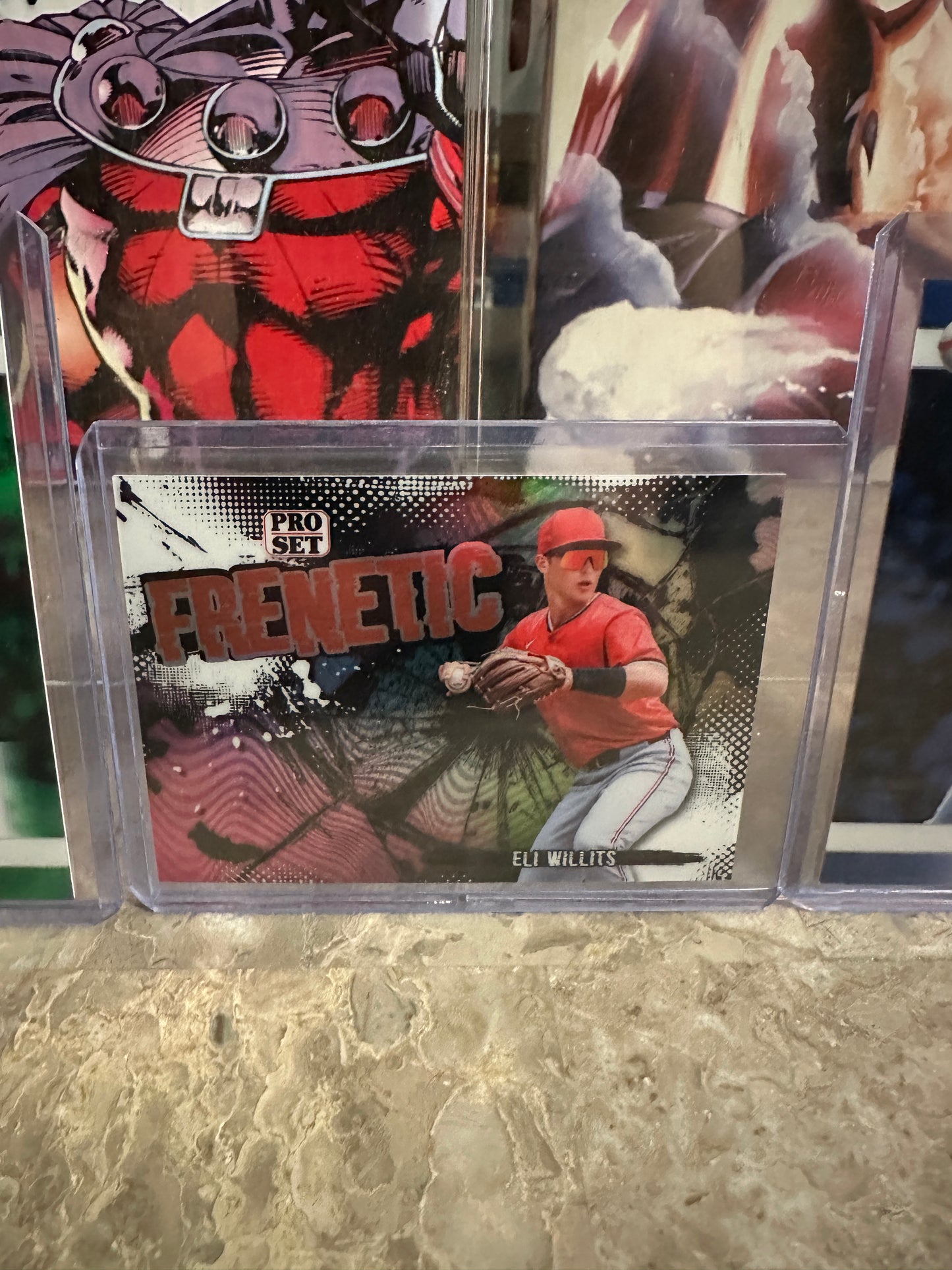 Eli Willits 2026 Pro Set Metal /2 Frenetic, /3 Green AUTO & /6 Lazer Lot - Nats