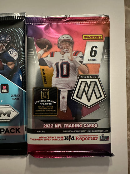 2022 Panini Prizm + 2022 Panini Mosaic Pack (2 Packs Total)