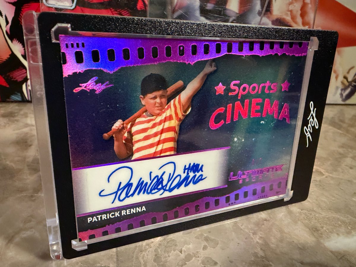 Patrick Renna 2026 Leaf Ultimate Sports Sports Cinema Auto Pink Sandlot Ham /7