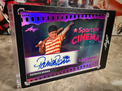 Patrick Renna 2026 Leaf Ultimate Sports Sports Cinema Auto Pink Sandlot Ham /7