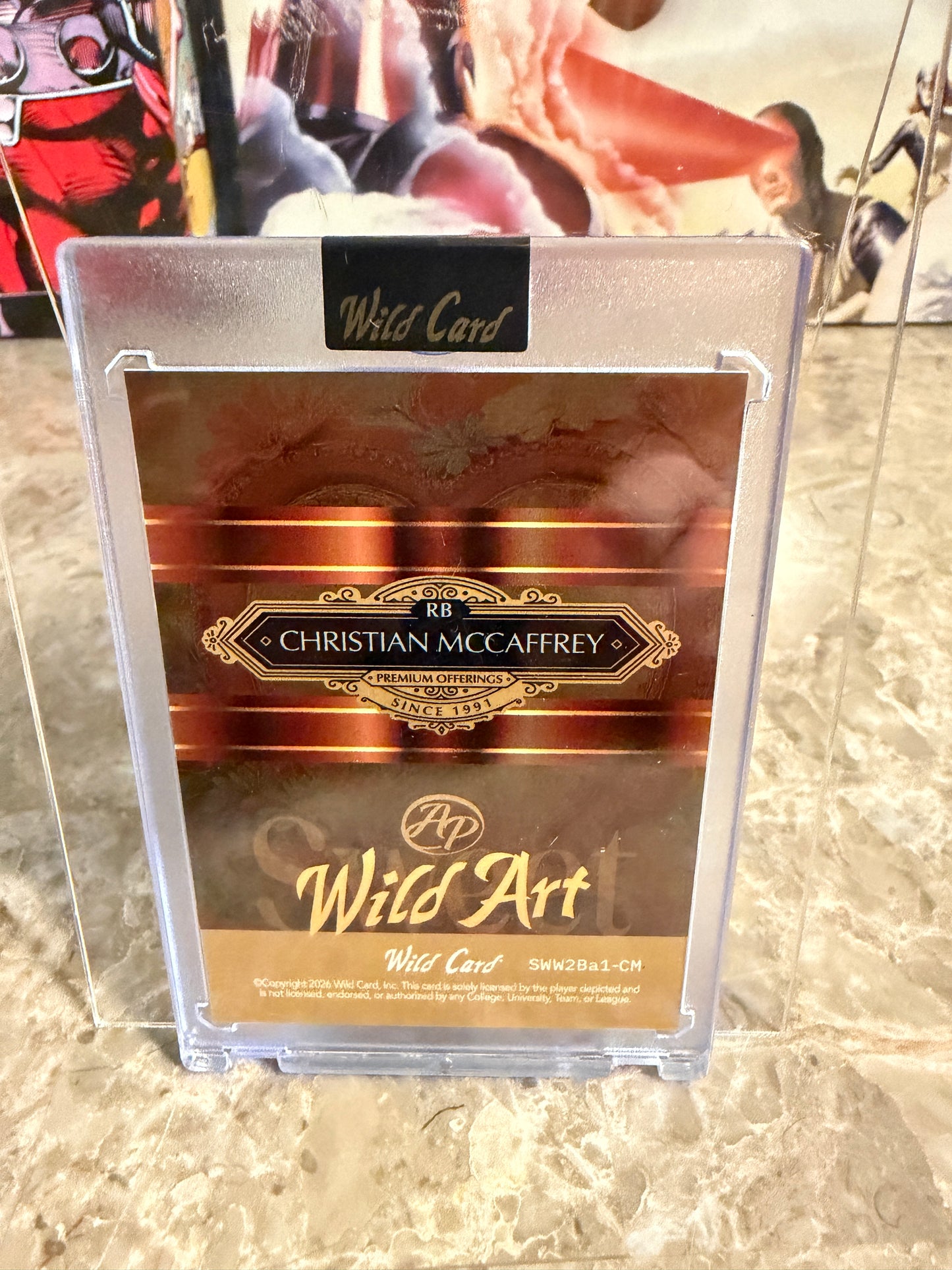 Christian McCaffrey 2026 Wild Card Wild Art 1/1