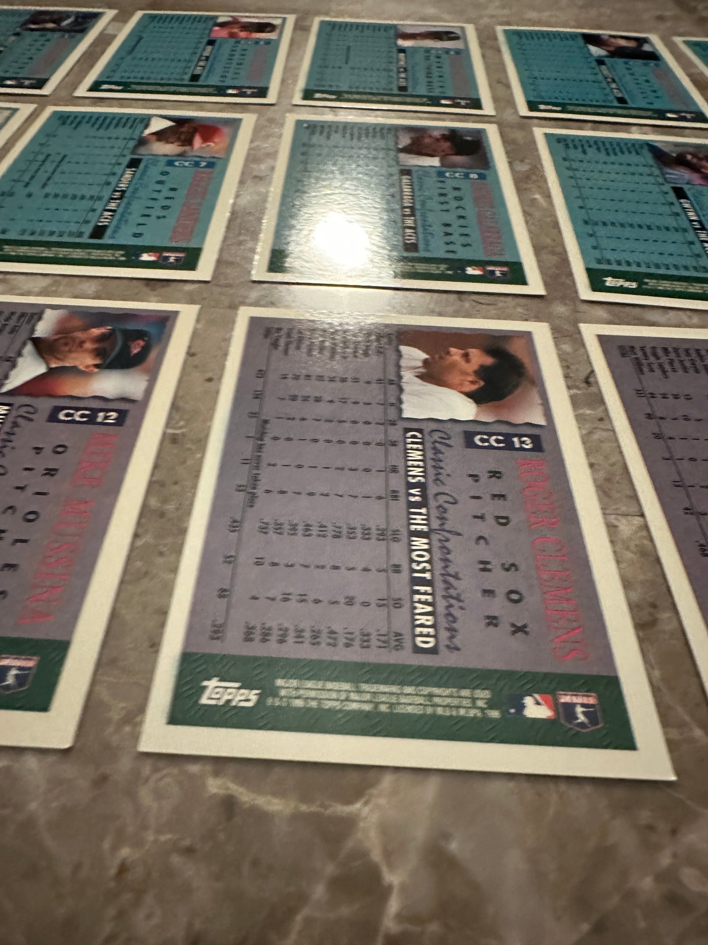 1996 Topps Classic Confrontations Full Set (15 card set)