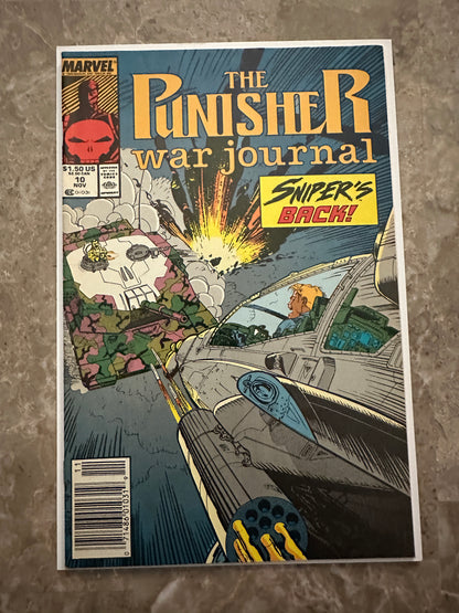 Punisher War Journal #1-14 High Grade Newsstand Starter Set (1988 Marvel)