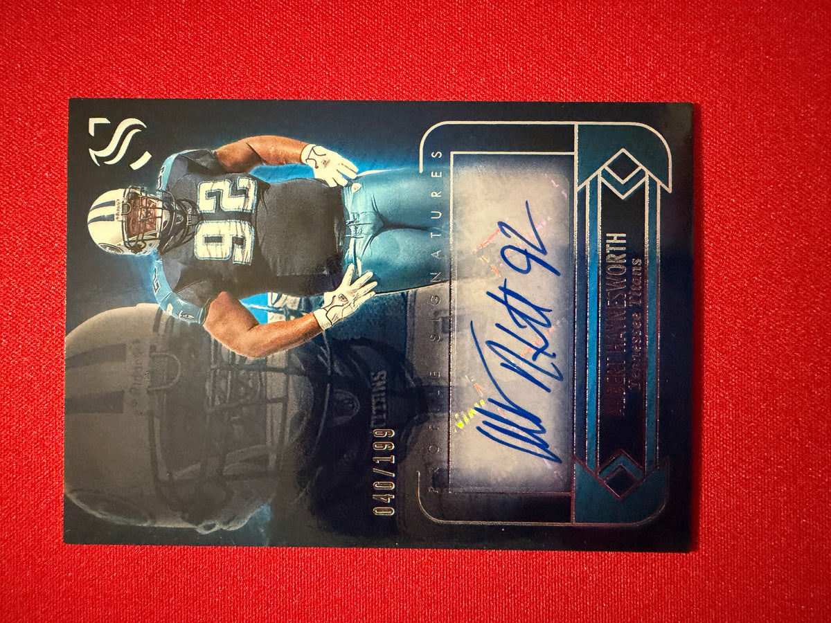 Albert Haynesworth 2025 Panini Silhouette Football Profile Signatures /199