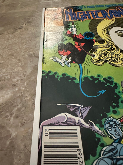 Nightcrawler #1-4 Full Set High Grade Newsstand (Marvel 1985)