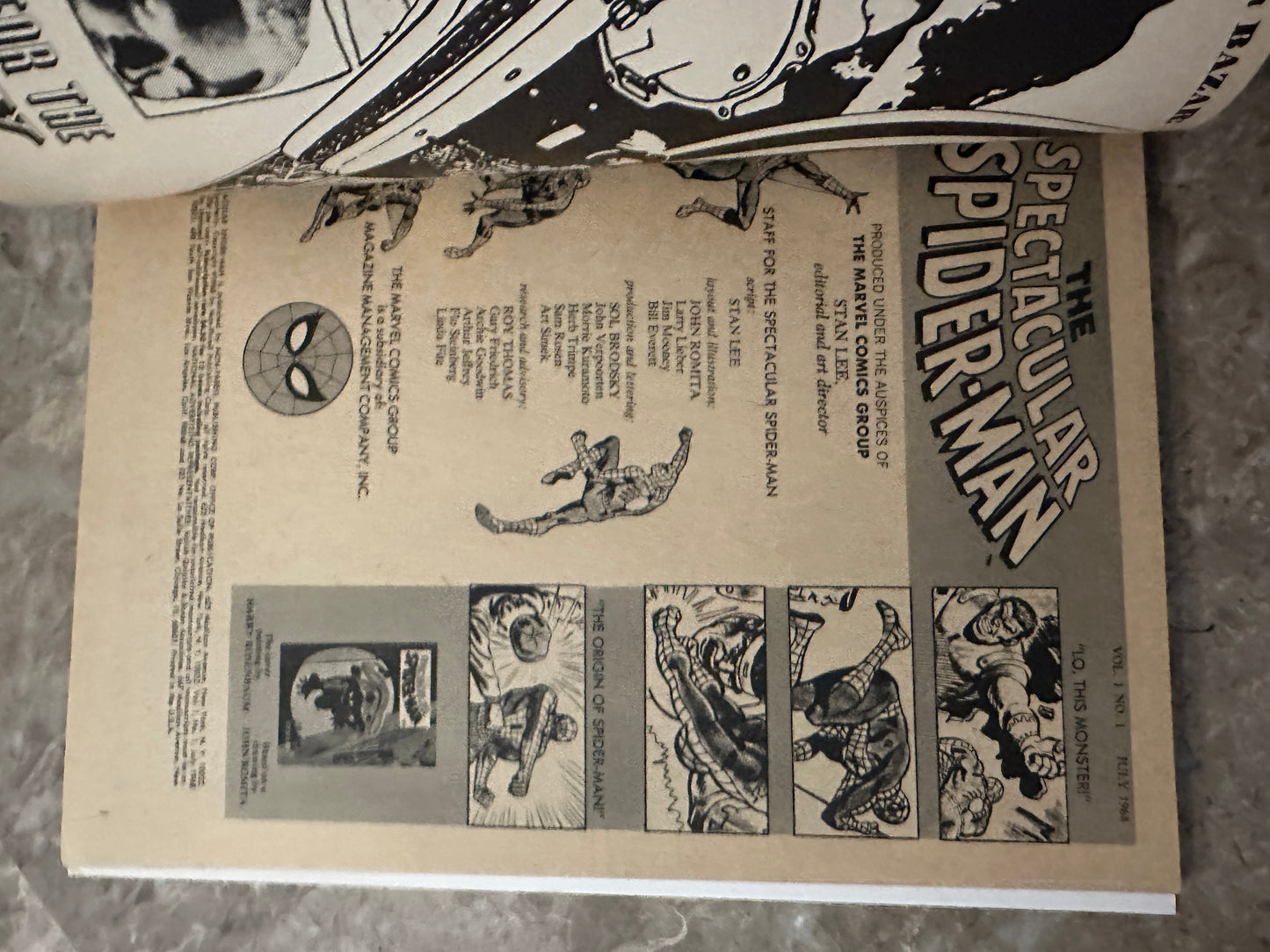 Spectacular Spider-Man #1 VF- 7.5 (Marvel Comics 1968)