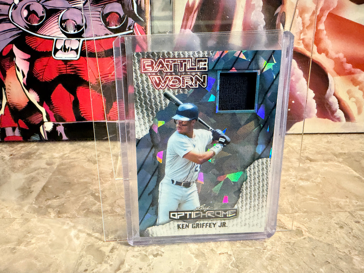 Ken Griffey Jr. 2025 Leaf Optichrome Baseball Battle Worn Game-Used Patch /7