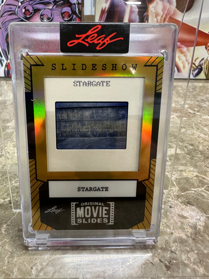 2026 Leaf Slideshow STARGATE Metal /25 PYRAMID WALL Hieroglyph HITS James Spader