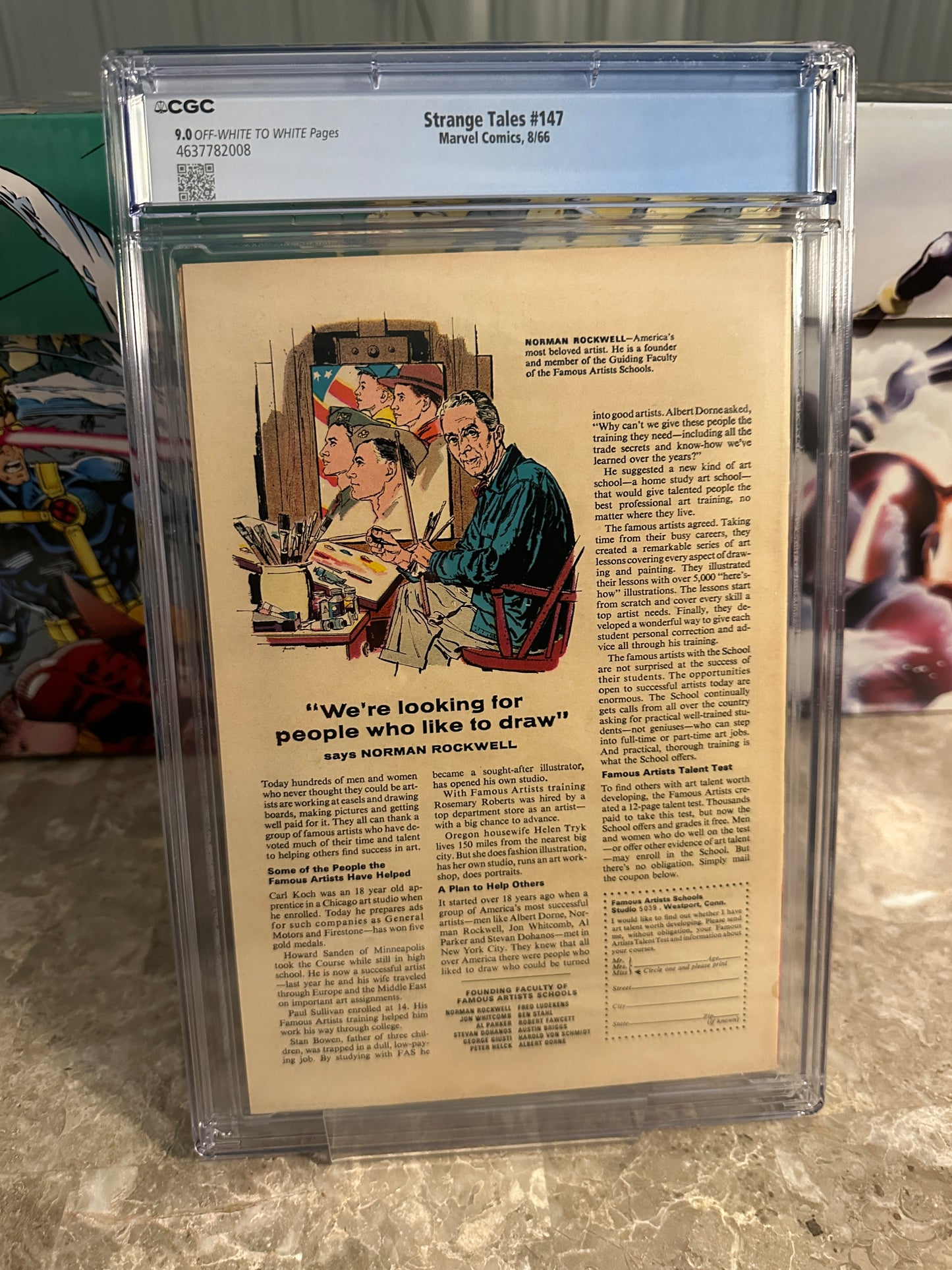 Strange Tales #147 CGC 9.0 (1966 Marvel) - Brand New Case