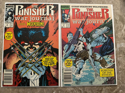 Punisher War Journal #1-14 High Grade Newsstand Starter Set (1988 Marvel)