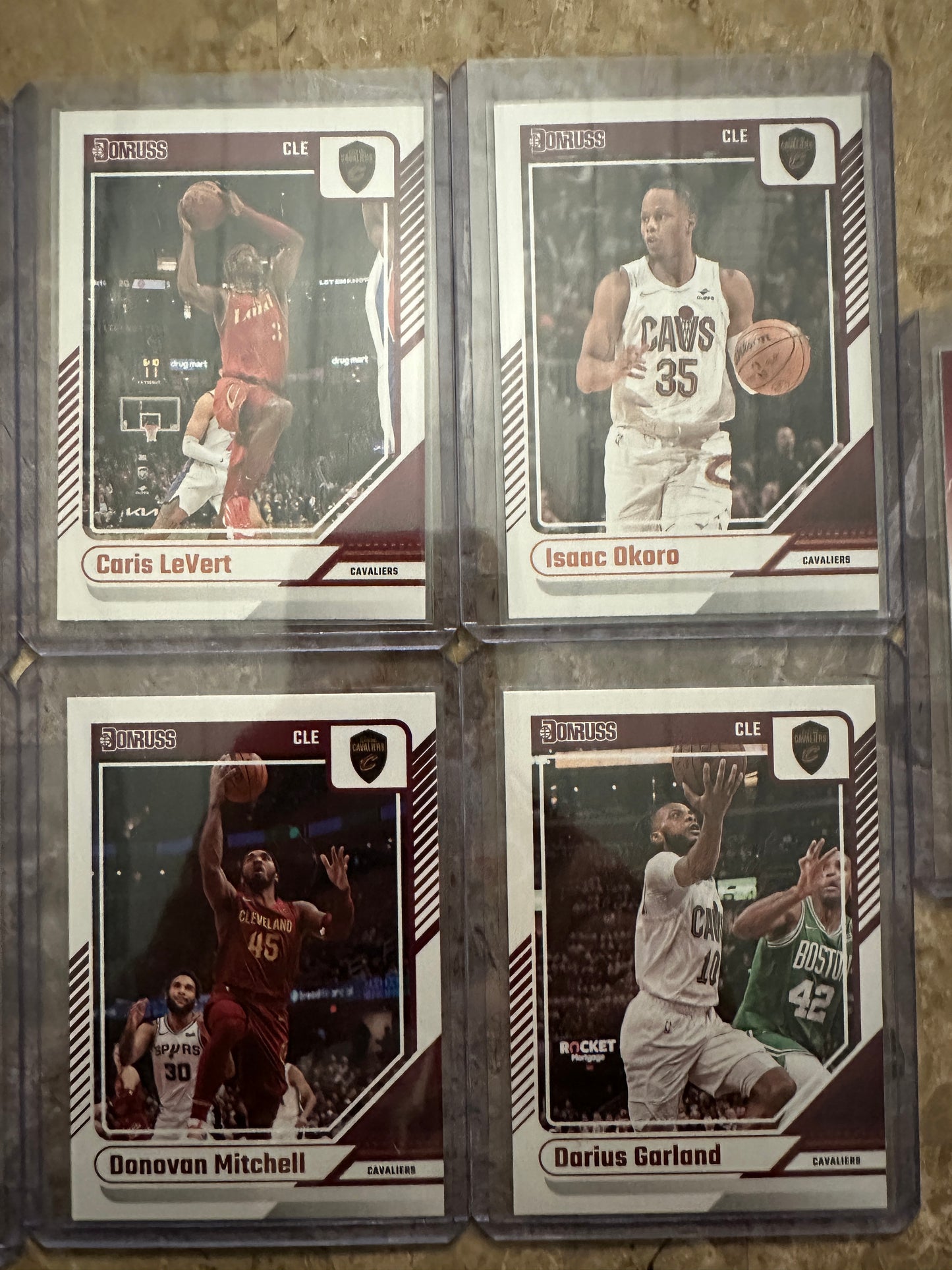 2024 Panini Donruss Basketball Cleveland Cavaliers Team Set (8 cards)