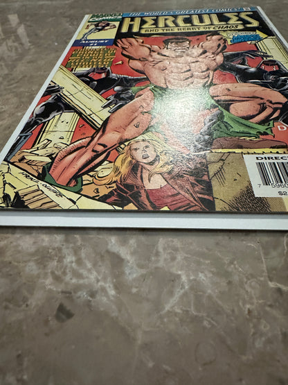 Hercules Heart and Chaos #1-3 High Grade Full Set (Marvel 1997)