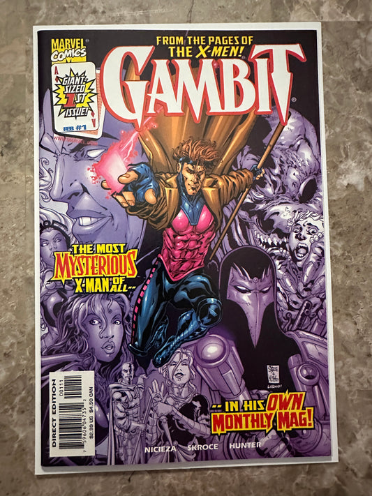 Gambit #1 Cover A NM- 9.2 (Marvel 1999)