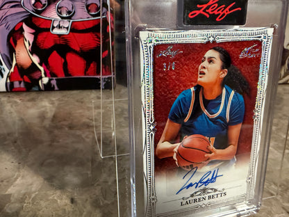 Lauren Betts 2026 Leaf Art of Sport Base Auto Sparkle /6