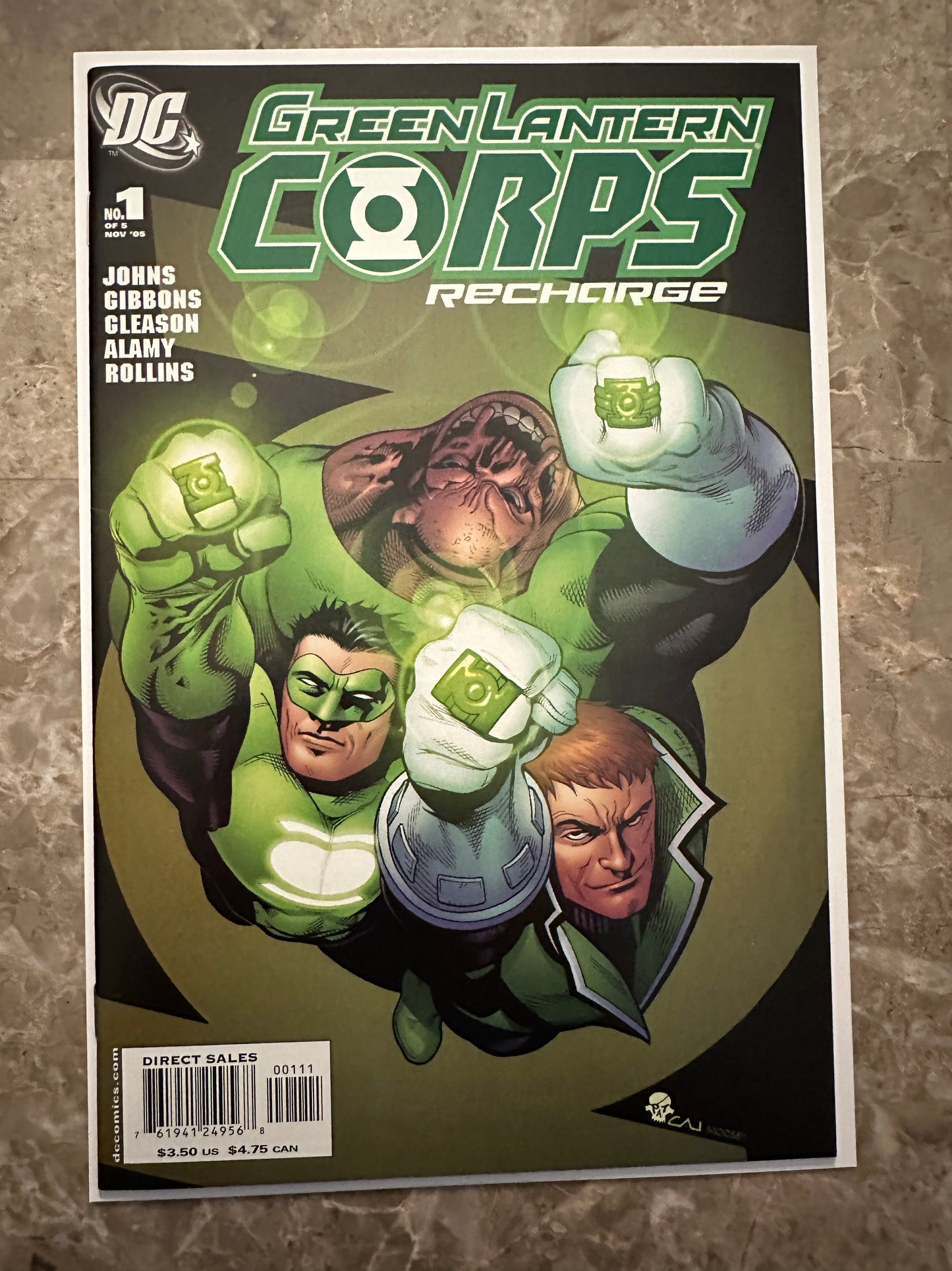Green Lantern Corps Recharge #1-5 High Grade Full Set (2005 DC)