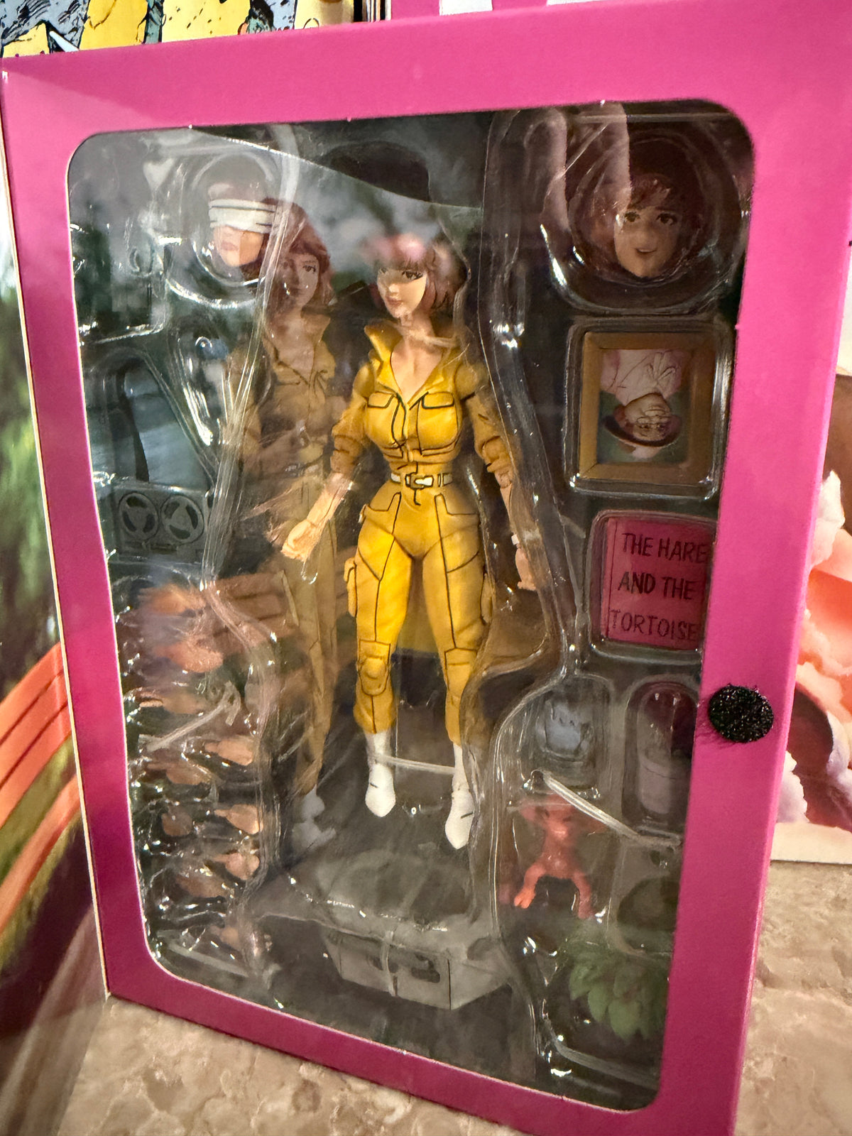 NECA TMNT Cartoon Series Mutant Interest Story April O'Neil Action Figure Set